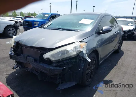 2014 Kia Forte Koup Ex из США, поврежденный, VIN KNAFX6A83E5215649